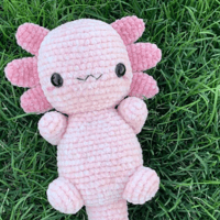 Image 1 of Velvet Axolotl Crochet