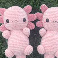 Image 3 of Velvet Axolotl Crochet