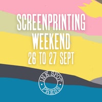 Image 1 of Screenprinting Weekend: 26 to 27 September 2026