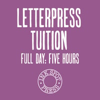 Image 1 of Letterpress One-to-One Tuition: Full Day (5 Hours)