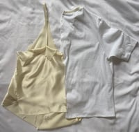 Image 2 of HALF T-SHIRT HALF CAMI