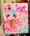 Bubble Gum ice cream - original 8x10