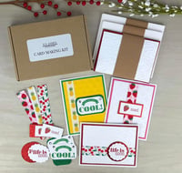 Image 1 of Summer Fruit Card Making Kit for Adults to DIY 6 Handmade Greeting Cards for Beginners