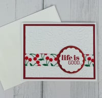 Image 4 of Summer Fruit Card Making Kit for Adults to DIY 6 Handmade Greeting Cards for Beginners
