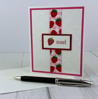 Image 9 of Summer Fruit Card Making Kit for Adults to DIY 6 Handmade Greeting Cards for Beginners