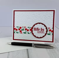 Image 7 of Summer Fruit Card Making Kit for Adults to DIY 6 Handmade Greeting Cards for Beginners
