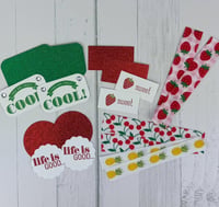 Image 11 of Summer Fruit Card Making Kit for Adults to DIY 6 Handmade Greeting Cards for Beginners