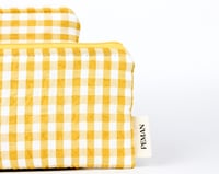 Image 2 of Pochette · vichy jaune & blanc