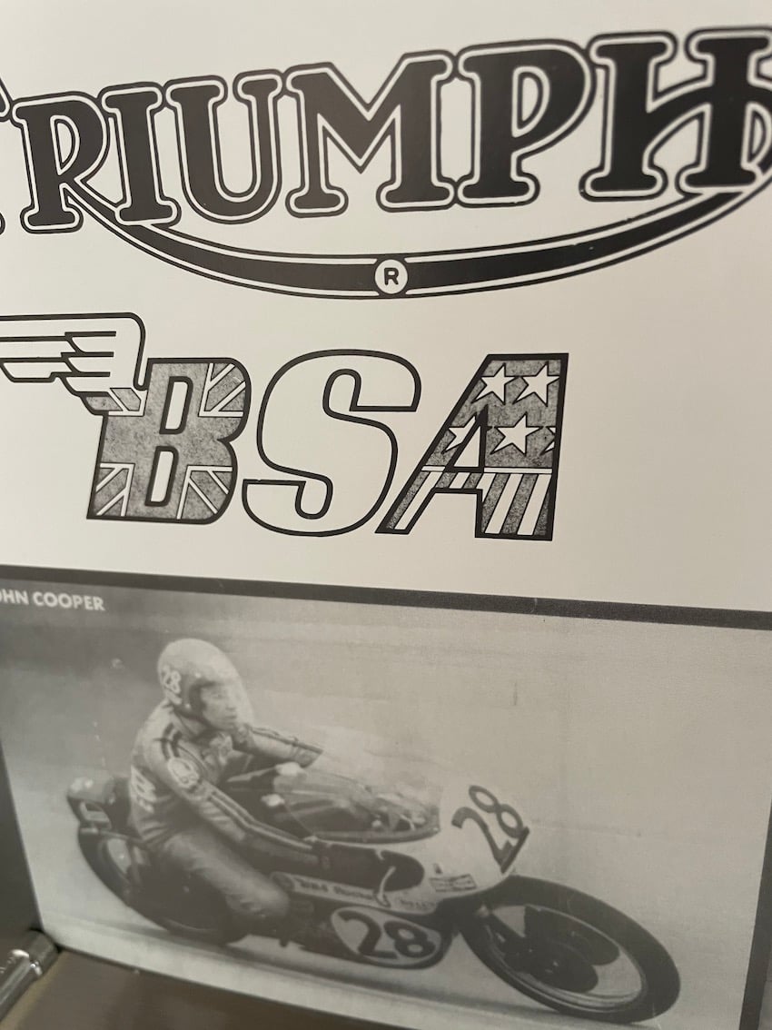 Image of Genuine BSA/Triumph Championship Poster