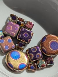 Image 5 of Violet Eclipse Czech Glass Designer Bead Mix (25g)