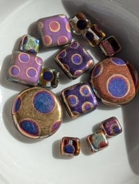 Image 6 of Violet Eclipse Czech Glass Designer Bead Mix (25g)