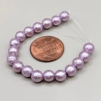 Image 1 of Tanzanite Ice Cream Pearls 6mm Round Bead 6mm