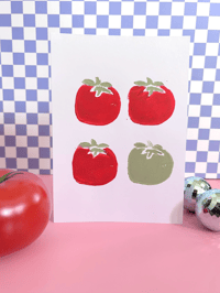 Image 1 of tomato print