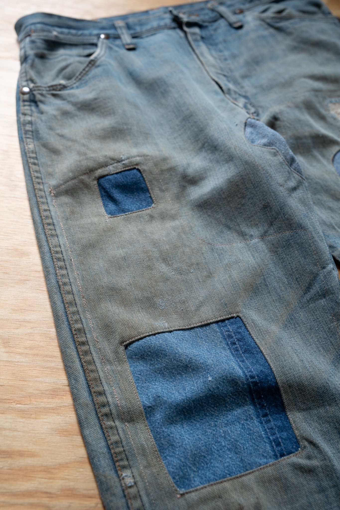 Image of Vintage Wrangler Repaired Jeans – 