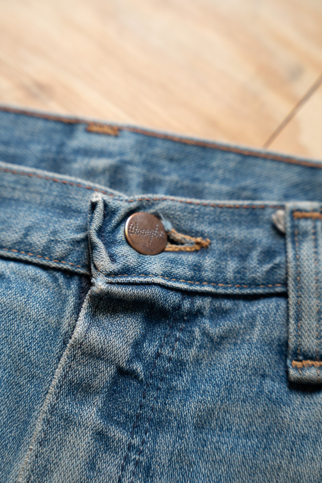 Image of Vintage Wrangler Repaired Jeans – 