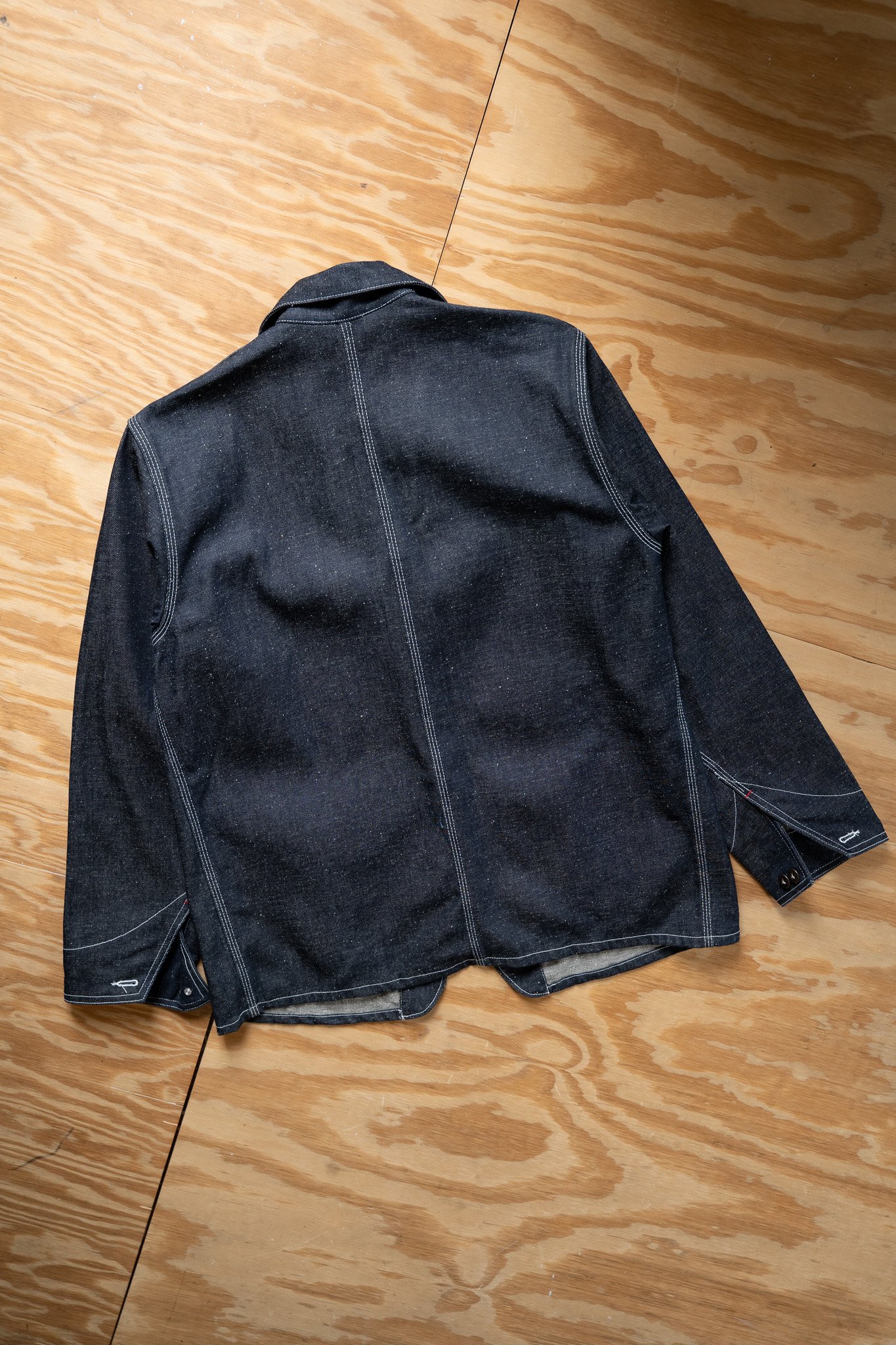 Image of [SAMPLE] Scarf Brothers Sample Selvedge Denim Chore Coat – Made in USA 