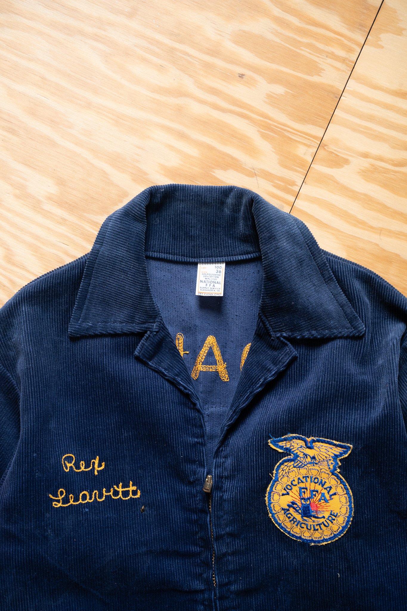 Image of Vintage FFA Corduroy Jacket – Idaho Melba Chapter