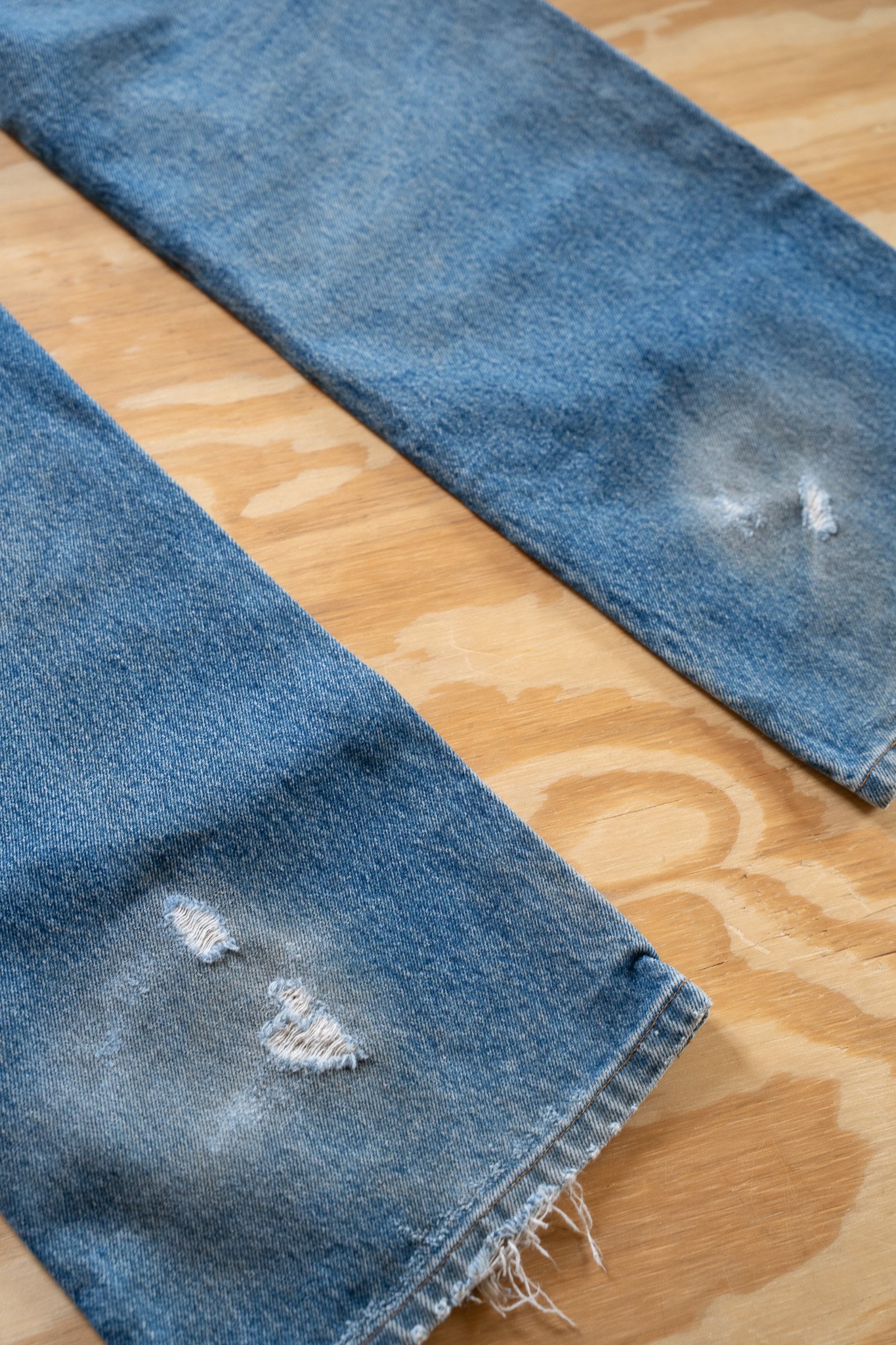 Image of Vintage Levi's Repaired Denim Jeans – Made in USA