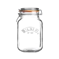 Kilner Clip Top Square Jar 2000ml