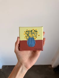 Image 1 of Baby Bloom Mini Canvas Collection - Blue Stripes 