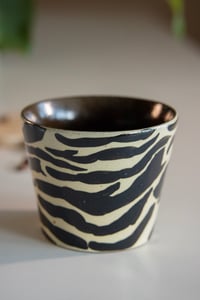 Image 2 of Zebra Pattern Ceramic Cup