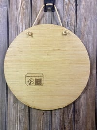 Image 5 of HOME Door Hanger • Dog Paw “O” • 15” Multi‑Layer Painted Sign