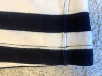 Image 5 of Dappers iron heart heavy striped cotton henley shirt, size 40 (M)