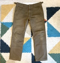 Image 1 of Engineered Garments by Nepenthes green pants, made in USA, size 32 (fits 32-34)