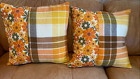 Image 4 of Orange Daisy Cushions