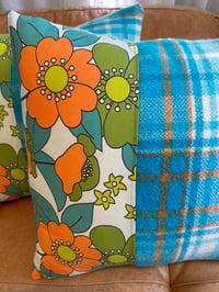 Image 2 of Orange Teal Cushions