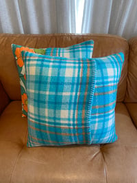 Image 3 of Orange Teal Cushions