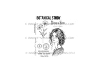 Image 1 of Botanical Study  - 9 Red Rubber Stamps