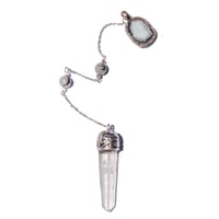Lemurian / Rutilated Quartz / Agate - ENERGY DOWSING - 31-1