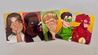 Image 1 of Justice Gang and HalBarry Photocards