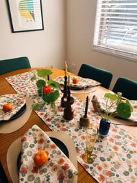 Image 1 of Linen Nasturtium Napkins 