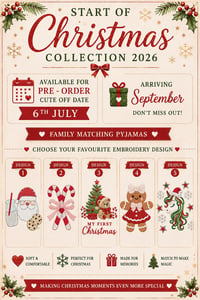Image 2 of Red frill cotton rompers / pyjamas ( preorder before 6th july 