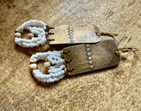 Image 4 of Peaces of Luanda brass and beads in natural color / n1