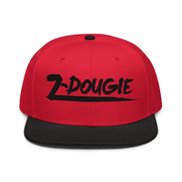 Image 1 of Z-Dougie Red/Black Snapback Hat