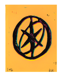 Image 4 of Eyekons Linocut Block Prints (4.25"x5.5")