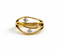 The Solene Crystal Ring