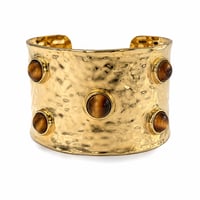 The Tiger’s Eye Hammered Cuff