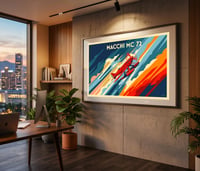 Image 4 of Macchi MC.72 Stampa Fine Art in stile vintage 