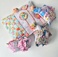 Image 3 of Hand embroidered pillow.