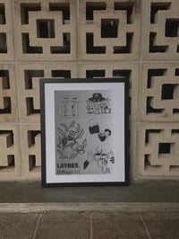 Image 1 of Cafe Laybs x DiMaggio.333 Art Print