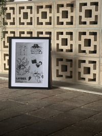 Image 2 of Cafe Laybs x DiMaggio.333 Art Print