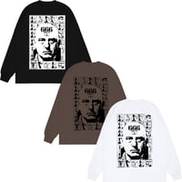 Image 1 of [PRE ORDER] LONGSLEEVE ALEISTER CROWLEY (BLACK/BROWN/WHITE)