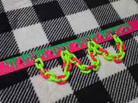 Image 2 of UV Reactive Pink and Green