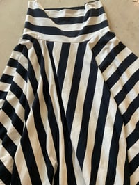 Image 2 of Cora Asymmetrical lace Midi Skirt – stripes 
