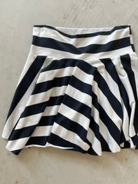 Image 3 of Çora Asymmetrical mini skirt  – stripes 
