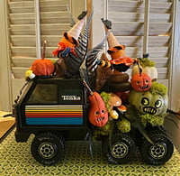 Image 1 of Jack and Pals Vintage Truck Halloween Decoration